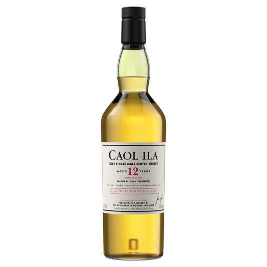 Caol Ila 12 Year Old Single Malt Scotch Whisky, 70cl